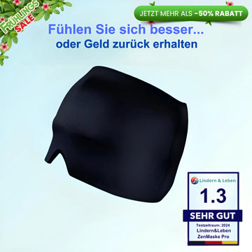 Lindern & Leben® ZenMaske Pro - Migräne Maske
