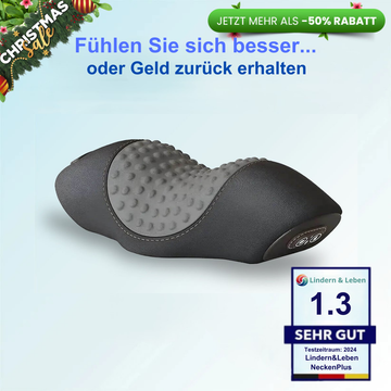 Lindern & Leben RelaxHeat NackenPlus - Elektrisches Massagekissen mit Wärme