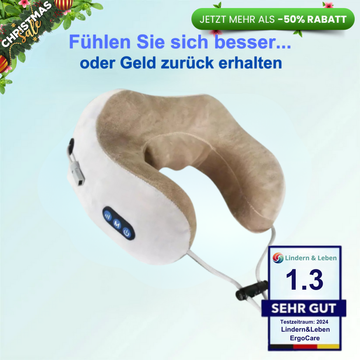 ErgoCare Nackenmassagegerät Deluxe – Entspannung und Komfort für den Nacken