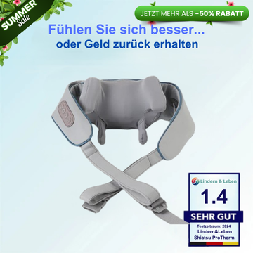 Lindern & Leben Shiatsu ProTherm – Intelligentes Wärme-Massagegerät